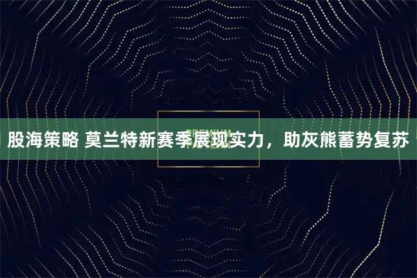 股海策略 莫兰特新赛季展现实力，助灰熊蓄势复苏