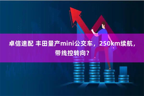 卓信速配 丰田量产mini公交车，250km续航，带线控转向？