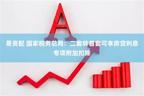 易资配 国家税务总局：二套转首套可享房贷利息专项附加扣除